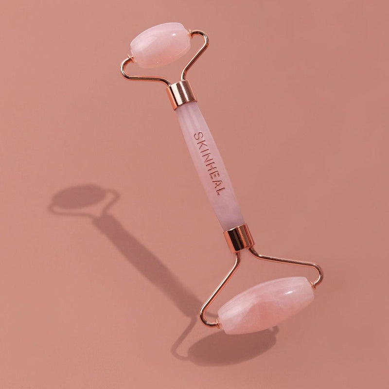 ROSE QUARTZ ROLLER & GUA SHA SET - SKIN HEAL