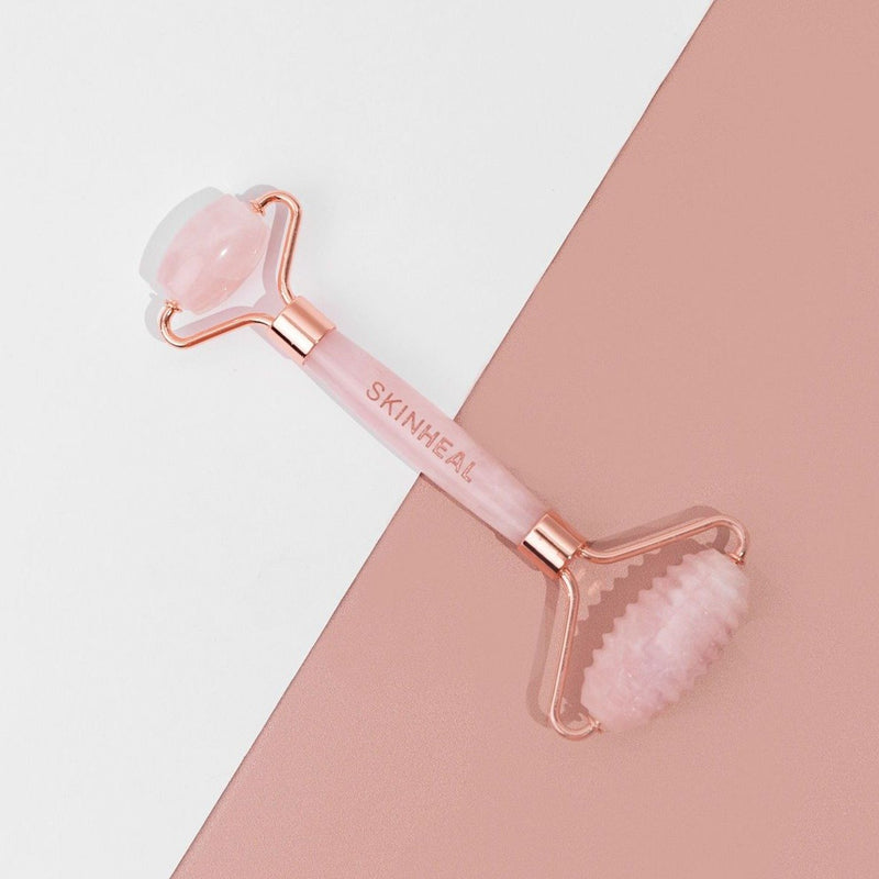 ROSE QUARTZ MASSAGING ROLLER - SKIN HEAL