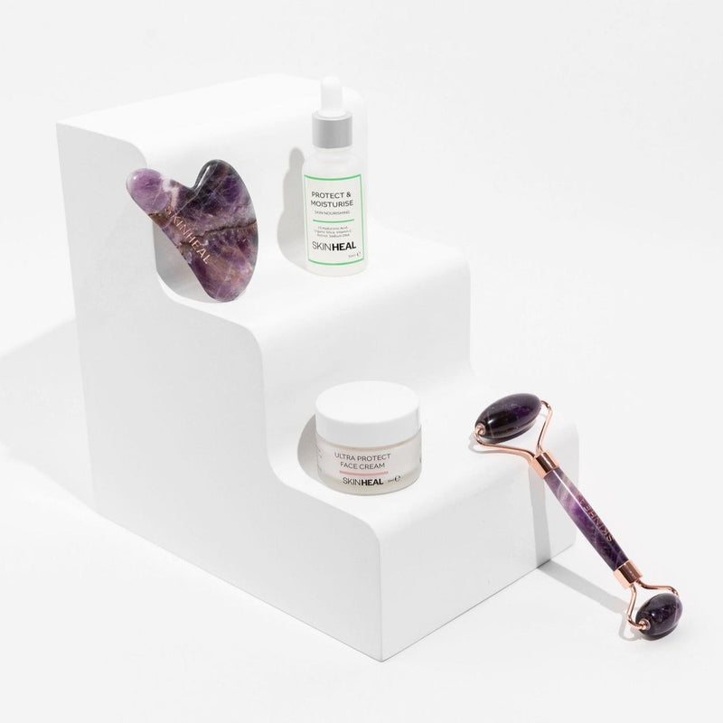 AMETHYST ROLLER & GUA SHA SET - SKIN HEAL