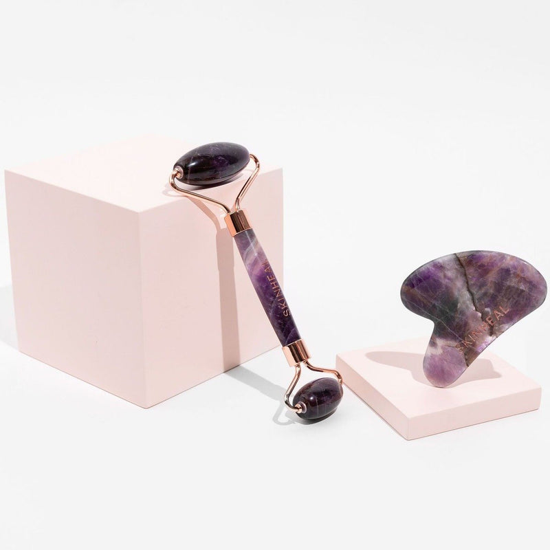 AMETHYST ROLLER & GUA SHA SET - SKIN HEAL