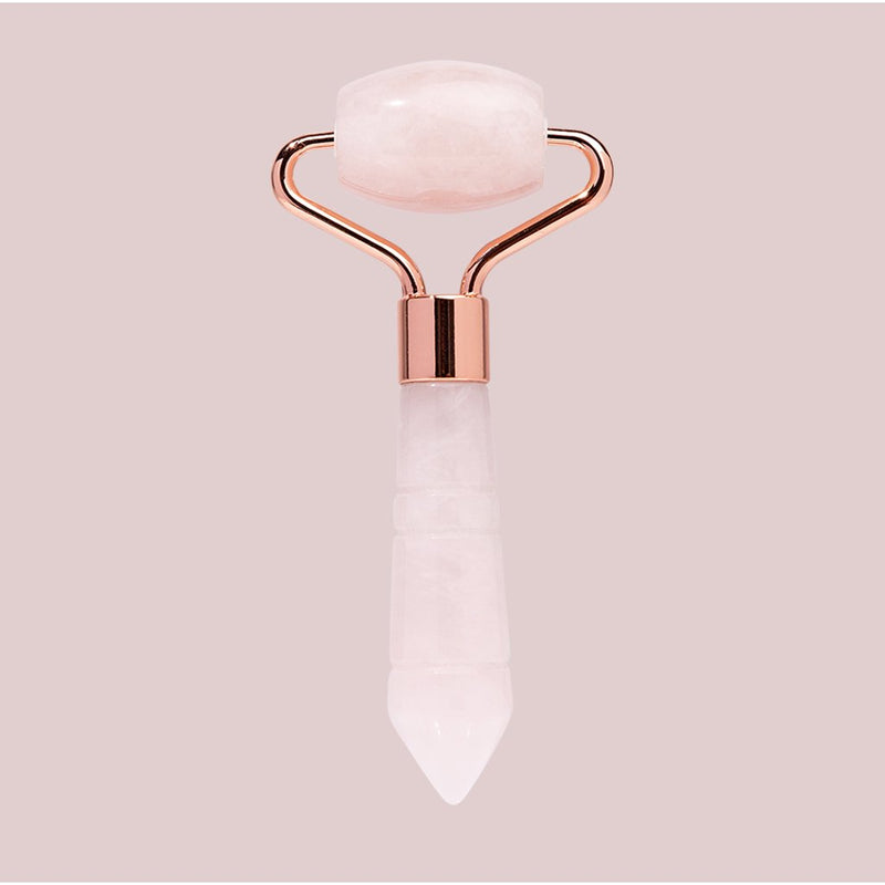 MINI FACE ROLLER - ROSE QUARTZ - SKIN HEAL